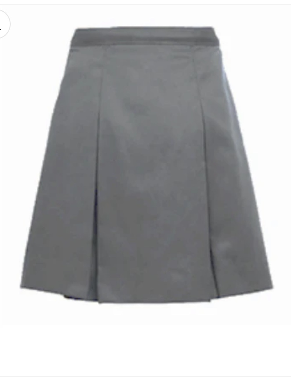 NWT Becky Thatcher Grey School Pleated Skirt